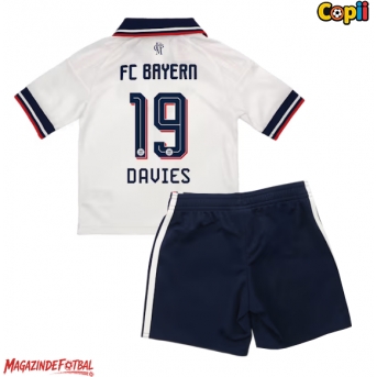 Bayern Munich Alphonso Davies #19 Echipament de Fotbal Replică 2026-27 Copii Deplasare (+ Șorturi)
